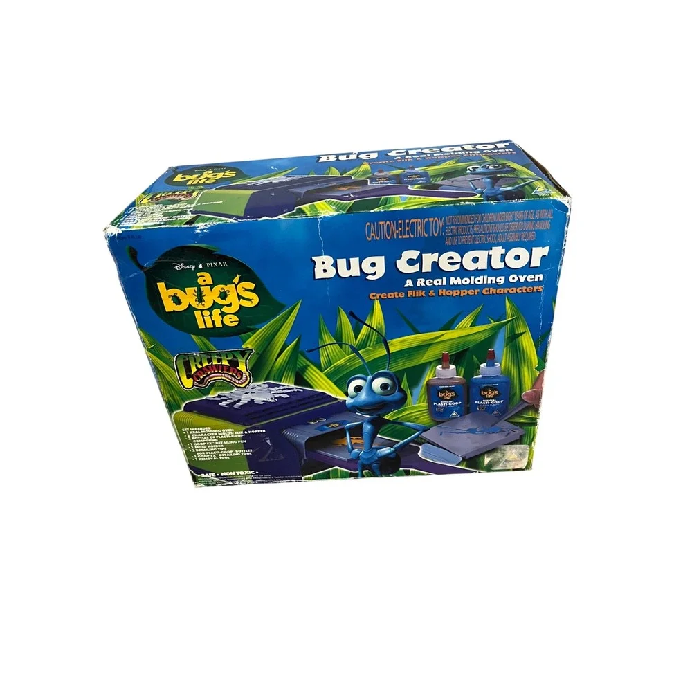 Vintage 1998 Disney Pixar A Bug's Life‎ Bug Creator Creepy Crawlers Molding Oven - Picture 13 of 13